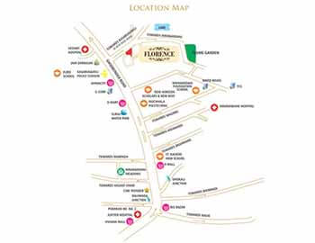 Florence Location Map